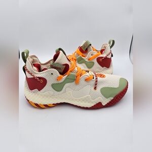 Adidas Harden Vol. 6 'Wonder White Magic Lime' Basketball Shoes Men's Size 9